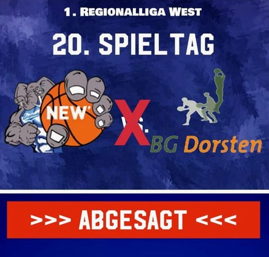 Spielabsage 20. Spieltag BG Dorsten