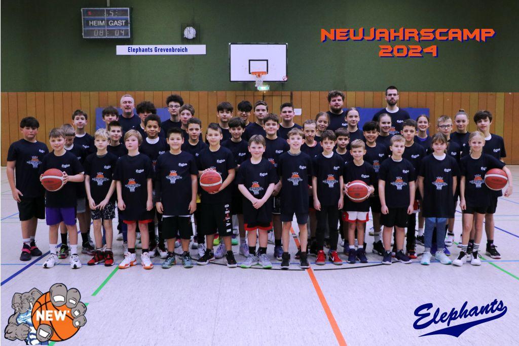 Neujahrscamp Teamfoto 2024