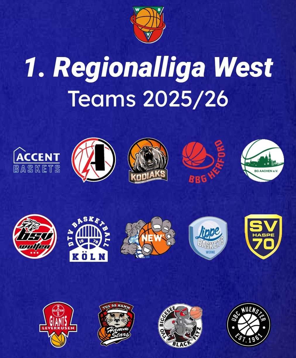 Logos der Teams 25 2026