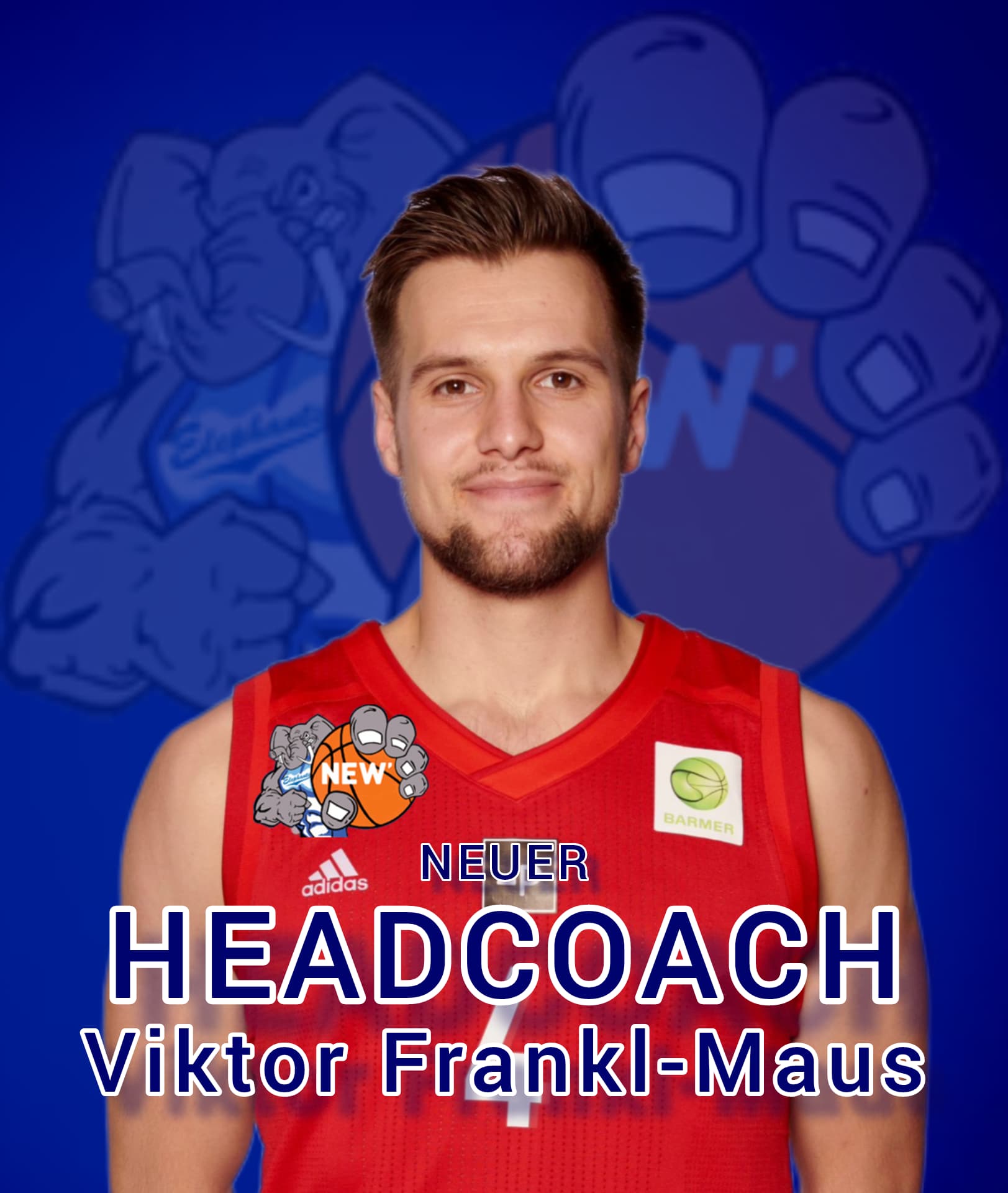 Viktor Frankl Maus neuer Headcoach
