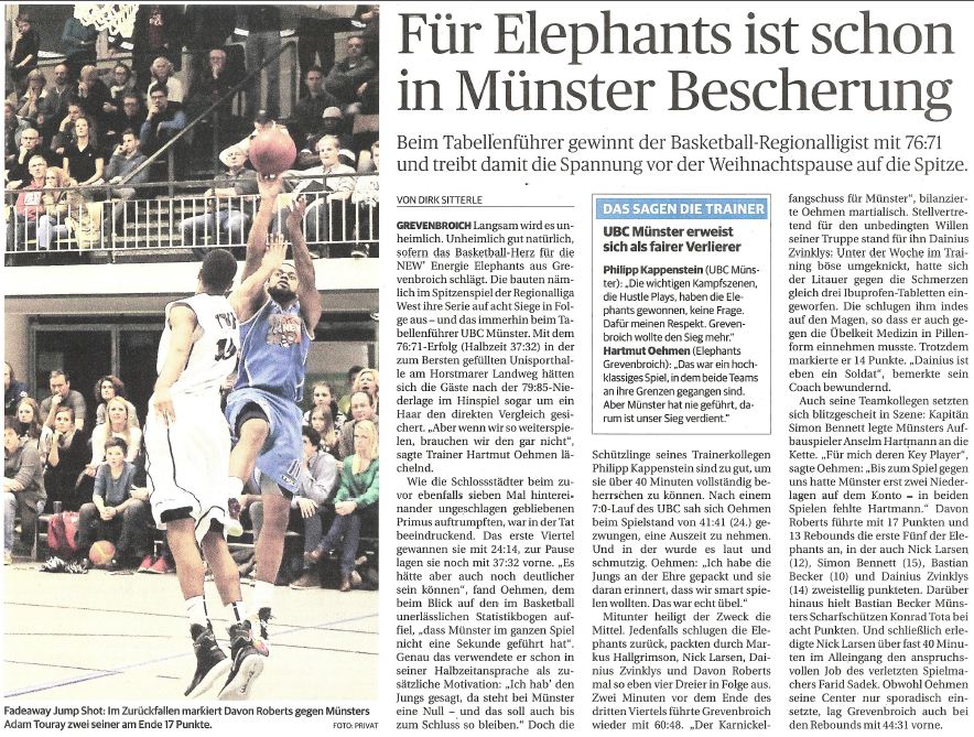 15.12.2014 Presse Elephants