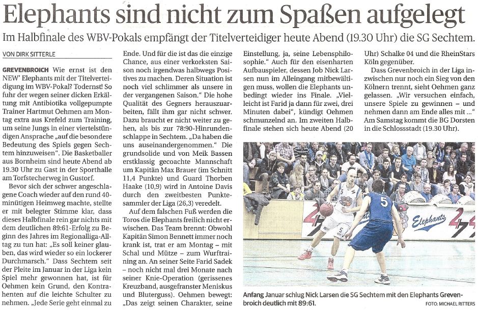 25.02.15 Presse Nicht zum spassen aufgelegt