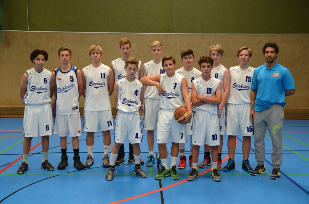 Elephants Mannschaftsfoto U16 Saison 2015/2016